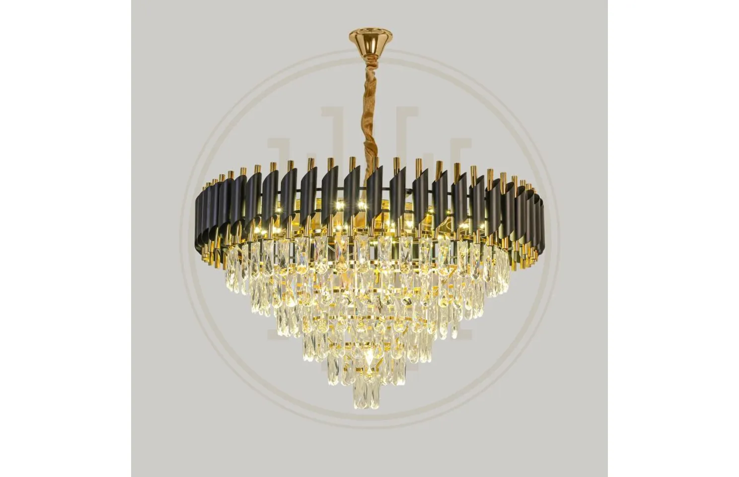 lustre cristal black mamba 60cm
